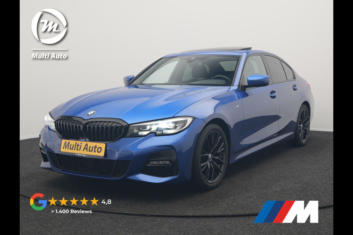BMW 3 Serie 318i M Sport Shadow 156pk Dealer O.H | Panodak | Alcantara Sportstoelen Verwarmd | Camera & Parkassist | Keyless | Hifi Audio | Apple Carplay | 18"L.M | Sfeerverlichting |