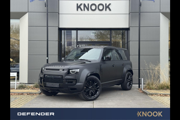 Land Rover Defender P635 110 Octa Black | Nieuw | Narvik Black | Satin