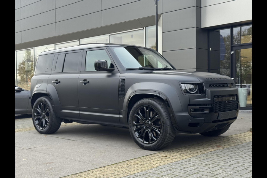 Land Rover Defender P635 110 Octa Black | Nieuw | Narvik Black | Satin
