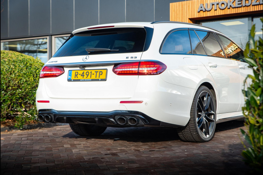 Mercedes-Benz E-Klasse Estate 53 AMG 4MATIC Premium 360 Cam Panodak Burmester Ambient 360 Cam Leer Alcantara ACC Dode Hoek DAB+ E53