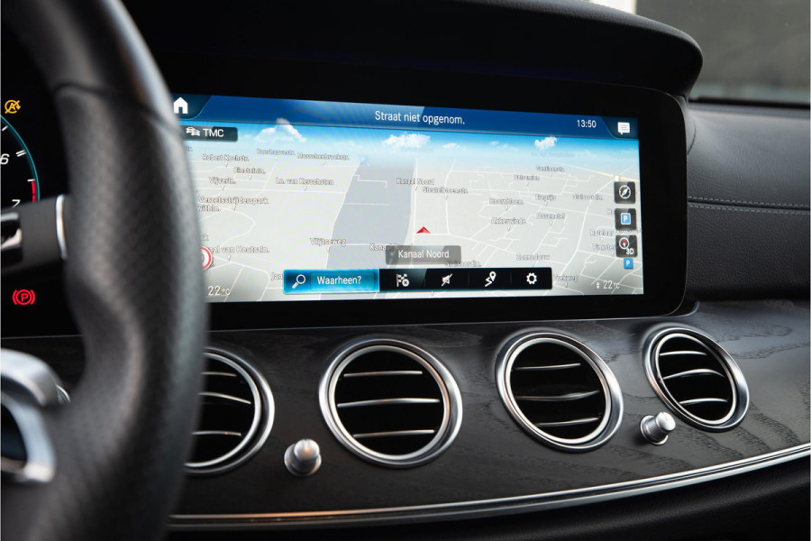 Mercedes-Benz E-Klasse Estate 53 AMG 4MATIC Premium 360 Cam Panodak Burmester Ambient 360 Cam Leer Alcantara ACC Dode Hoek DAB+ E53