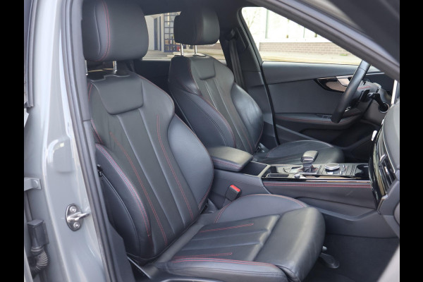 Audi A4 Avant 35 TFSI SPORT S LINE BLACK EDITION QUANTUMGRIJS + LEDER SPORTINTERIEUR | TREKHAAK | 20 INCH