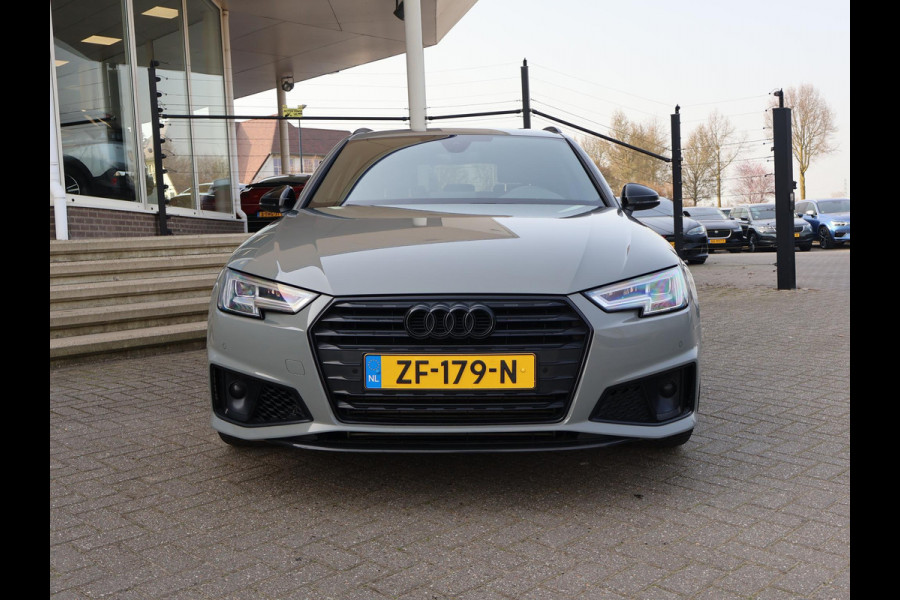 Audi A4 Avant 35 TFSI SPORT S LINE BLACK EDITION QUANTUMGRIJS + LEDER SPORTINTERIEUR | TREKHAAK | 20 INCH