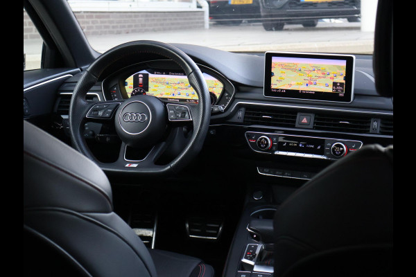 Audi A4 Avant 35 TFSI SPORT S LINE BLACK EDITION QUANTUMGRIJS + LEDER SPORTINTERIEUR | TREKHAAK | 20 INCH