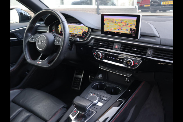 Audi A4 Avant 35 TFSI SPORT S LINE BLACK EDITION QUANTUMGRIJS + LEDER SPORTINTERIEUR | TREKHAAK | 20 INCH