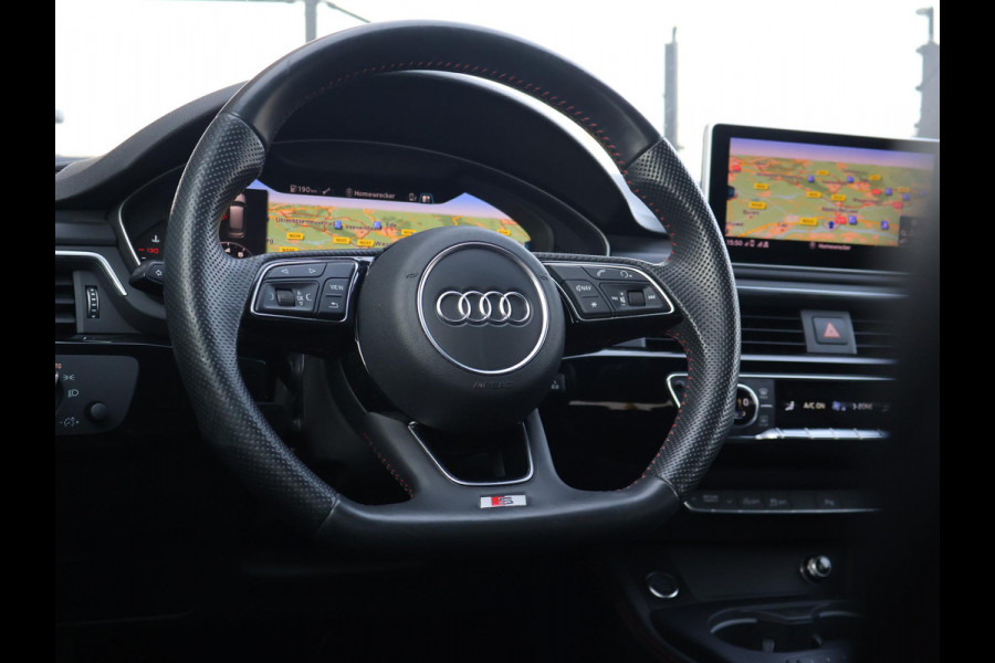 Audi A4 Avant 35 TFSI SPORT S LINE BLACK EDITION QUANTUMGRIJS + LEDER SPORTINTERIEUR | TREKHAAK | 20 INCH