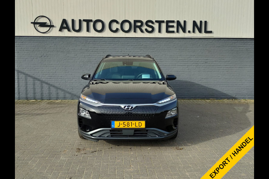 Hyundai Kona EV 64kWh SOH 100% //Bijgeluid Rijmotor// Warmtepomp Navi Ecc Camera Adap.Cruise Pdc Head-Up Apple Carplay Android Auto Display F Lane Assist Dodehoek Assist Privacy Glas Keyless Regensensor 1e Eigenaar Dealeronderhouden Export - Handel Origineel Nederlandse Auto