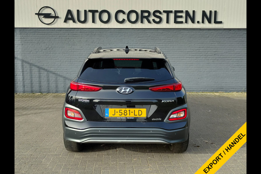 Hyundai Kona EV 64kWh SOH 100% //Bijgeluid Rijmotor// Warmtepomp Navi Ecc Camera Adap.Cruise Pdc Head-Up Apple Carplay Android Auto Display F Lane Assist Dodehoek Assist Privacy Glas Keyless Regensensor 1e Eigenaar Dealeronderhouden Export - Handel Origineel Nederlandse Auto