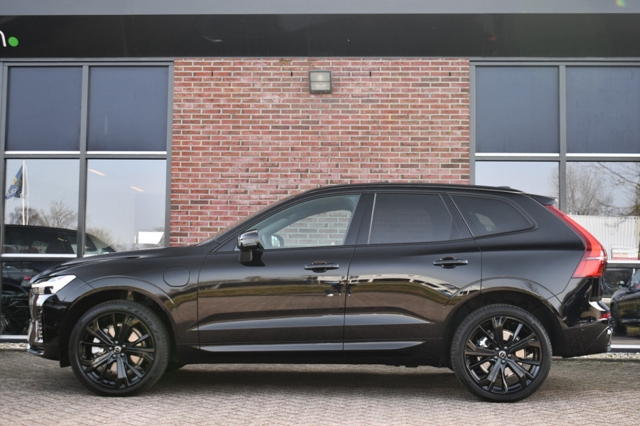 Volvo XC60 2.0 T6 Plug-in AWD Ultra Black Edition Pano ACC HUD 360 H/K 21inch Stuurverw