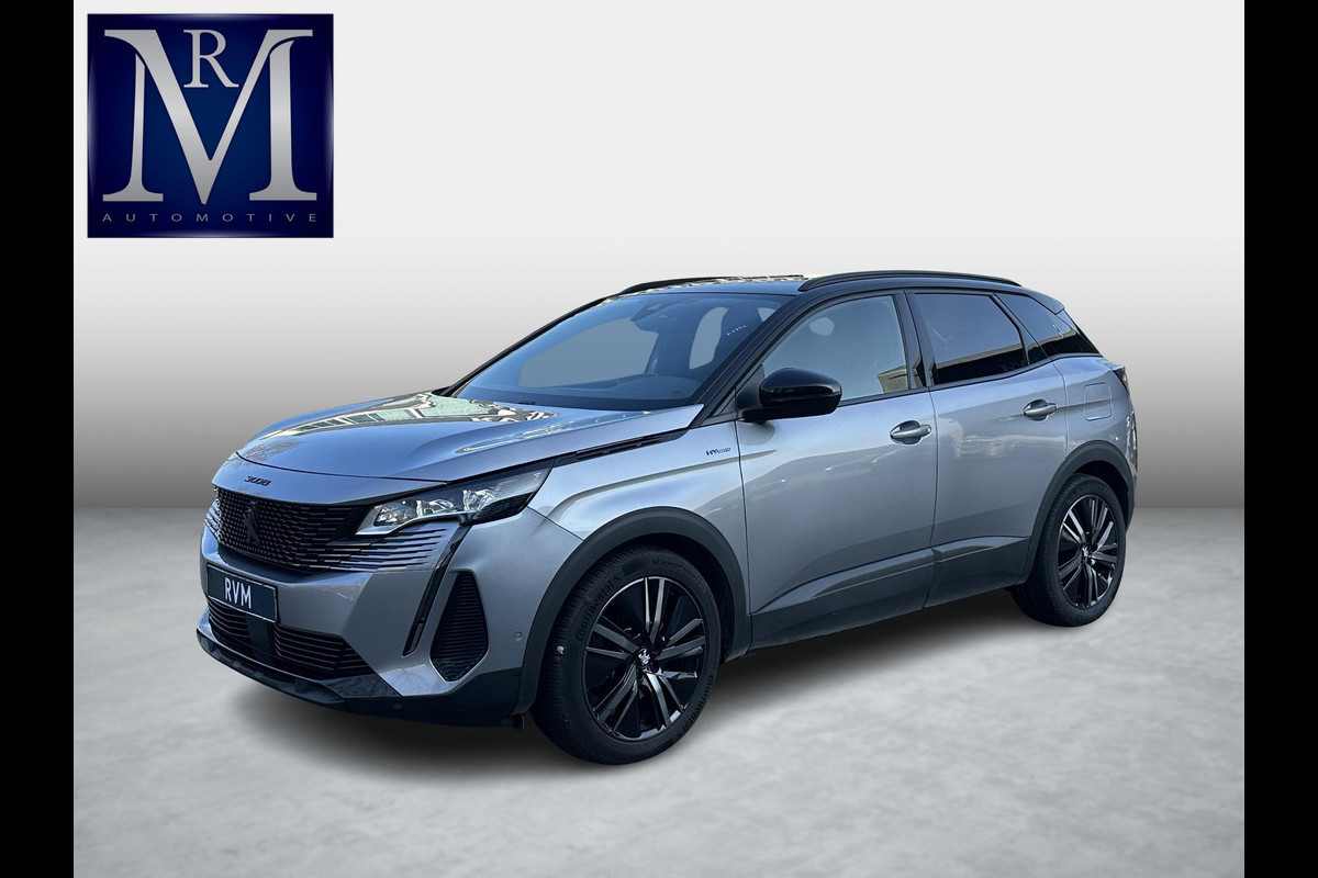 Peugeot 3008 1.6 HYbrid 225 GT PHEV | BLACK OPTIC| FOCAL AUDIO| STOELVERWARMING| CAMERA VOOR+ ACHTER| ADAPTIVE CRUISE CONTROL| DODE HOEK SENSOR| ELEK. ACHTERKLEP| STANDKACHEL