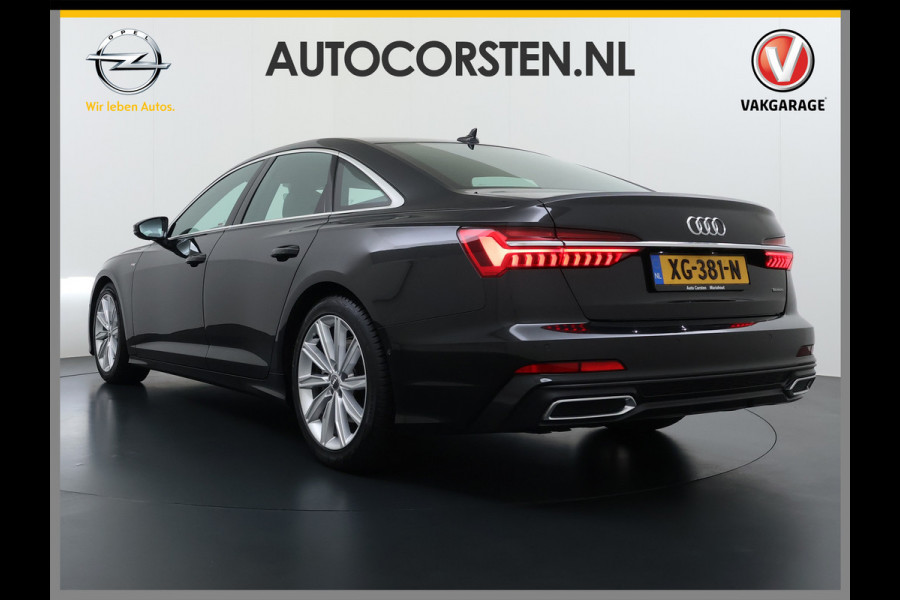 Audi A6 Limousine 50TDI Quattro Hybrid S-Line Sport Adap.Cruise 360°Camera Bang&Olufsen® Navi Ecc Elek.Stoelen+Memory Virtual Cockpit Apple Carplay Android Auto DAB Stoelverwarming Matrix-Led Dynamisch Achterlicht Lmv Origineel Nederlandse Auto