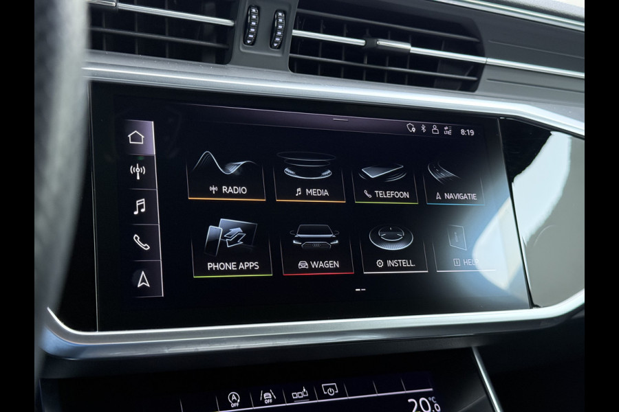 Audi A6 Limousine 50TDI Quattro Hybrid S-Line Sport Adap.Cruise 360°Camera Bang&Olufsen® Navi Ecc Elek.Stoelen+Memory Virtual Cockpit Apple Carplay Android Auto DAB Stoelverwarming Matrix-Led Dynamisch Achterlicht Lmv Origineel Nederlandse Auto