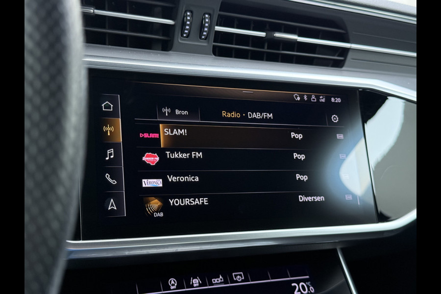 Audi A6 Limousine 50TDI Quattro Hybrid S-Line Sport Adap.Cruise 360°Camera Bang&Olufsen® Navi Ecc Elek.Stoelen+Memory Virtual Cockpit Apple Carplay Android Auto DAB Stoelverwarming Matrix-Led Dynamisch Achterlicht Lmv Origineel Nederlandse Auto