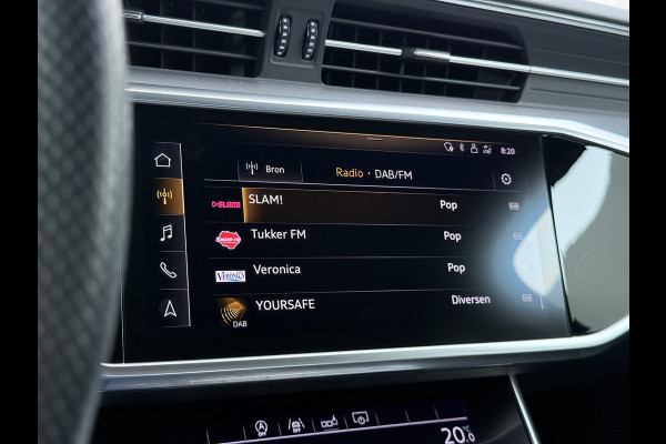 Audi A6 Limousine 50TDI Quattro Hybrid S-Line Sport Adap.Cruise 360°Camera Bang&Olufsen® Navi Ecc Elek.Stoelen+Memory Virtual Cockpit Apple Carplay Android Auto DAB Stoelverwarming Matrix-Led Dynamisch Achterlicht Lmv Origineel Nederlandse Auto