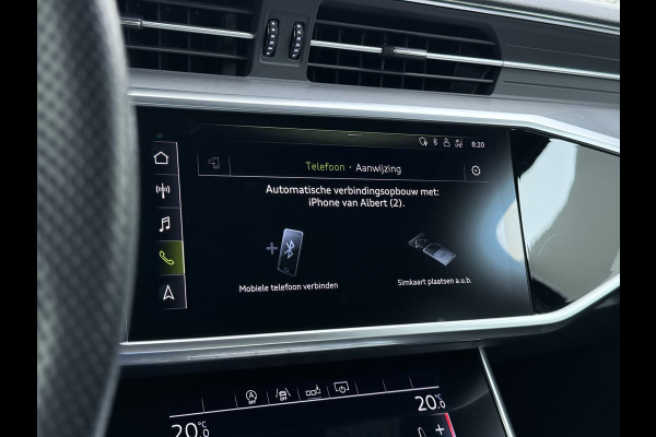 Audi A6 Limousine 50TDI Quattro Hybrid S-Line Sport Adap.Cruise 360°Camera Bang&Olufsen® Navi Ecc Elek.Stoelen+Memory Virtual Cockpit Apple Carplay Android Auto DAB Stoelverwarming Matrix-Led Dynamisch Achterlicht Lmv Origineel Nederlandse Auto