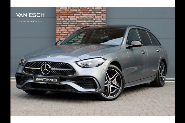 Mercedes-Benz C-Klasse Estate 300 e AMG Line Premium+ | Distronic+ | Panoramadak | Trekhaak | Memory | HUD | Digital Light | Verwarmd Stuurwiel | Advanced Sound System | Keyless Go | Surround Camera |