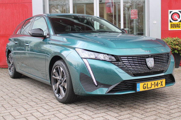 Peugeot 308 SW 1.2 MILD Hybrid 145PK e-DCS6 ALLURE | KEYLESS ENTRY/START | DRAADLOZE APPLE CARPLAY/ANDROID AUTO | NAVIGATIE | CLIMATE CONTROL | LICHTMETALEN VELGEN 17" | LED KOPLAMPEN | 360° CAMERA | ADAPTIVE CRUISE CONTROL | DODEHOEK DETCTIE | DRAADLOZE TELEFOONLADER |
