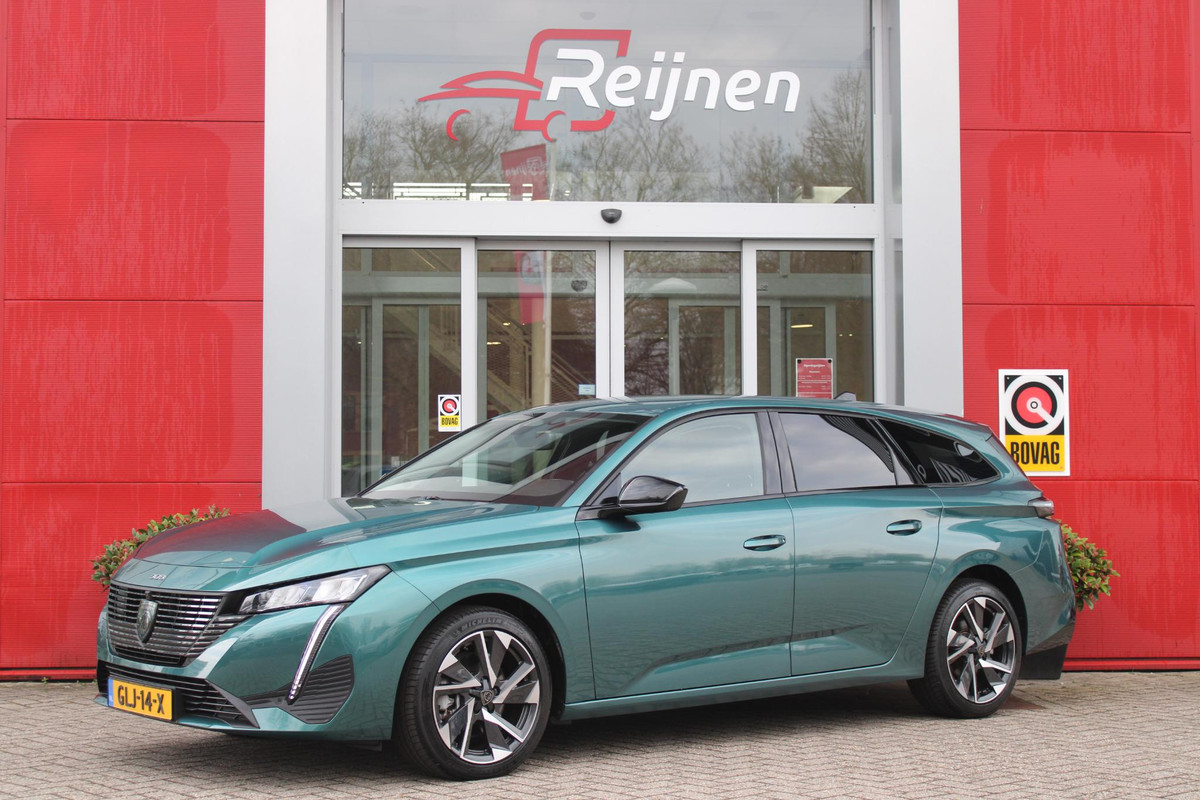 Peugeot 308 SW 1.2 Hybrid 145PK e-DCS6 ALLURE | KEYLESS ENTRY/START | DRAADLOZE APPLE CARPLAY/ANDROID AUTO | NAVIGATIE | CLIMATE CONTROL | LICHTMETALEN VELGEN 17" | LED KOPLAMPEN | 360° CAMERA | ADAPTIVE CRUISE CONTROL | DODEHOEK DETCTIE | DRAADLOZE TELEFOONLADER |