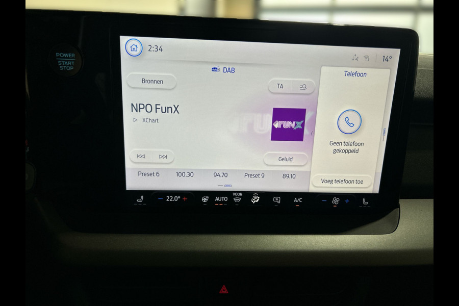 Ford E-Transit Courier Trend 54 kWh Zijschuifdeur, Apple carplay, airco