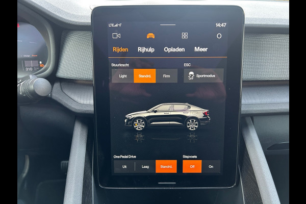 Polestar 2 Long Range Dual Motor Launch Edition 78kWh 91% SOH Trekhaak 1e Eig NL-Auto Rijklaarprijs!