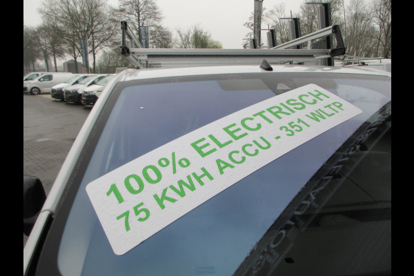 Citroën ë-Jumpy L2 136 75 kWh, Glasresteel, Glasauto, 351WLPT, Snelladen.