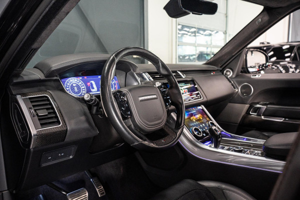 Land Rover Range Rover Sport 5.0 V8 SC SVR *URBAN / Meridian / Sport-uitlaat / Panorama / Carbon / Keyless*