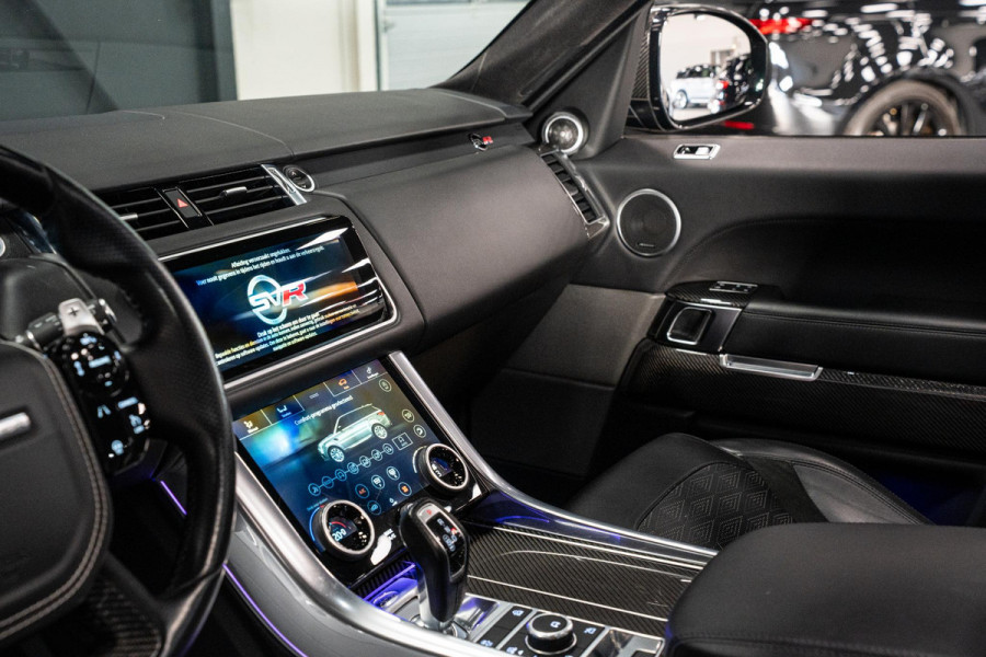 Land Rover Range Rover Sport 5.0 V8 SC SVR *URBAN / Meridian / Sport-uitlaat / Panorama / Carbon / Keyless*