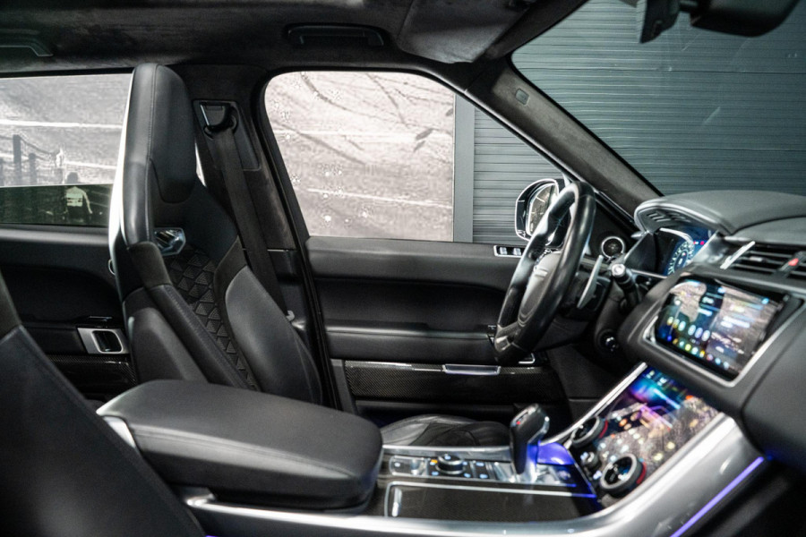 Land Rover Range Rover Sport 5.0 V8 SC SVR *URBAN / Meridian / Sport-uitlaat / Panorama / Carbon / Keyless*