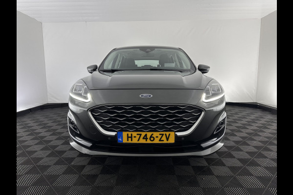 Ford Kuga 2.5 PHEV Vignale (Plug-In) (INCL-BTW) Aut. *HEAD-UP | LEATHER | DIGI-COCKPIT | FULL-LED | KEYLESS | DAB | CARPLAY | NAVI-FULLMAP | MEMORY-PACK | HEATED-COMFORTSEATS | PRIVACYGLASS | TOWBAR | 18''ALU*