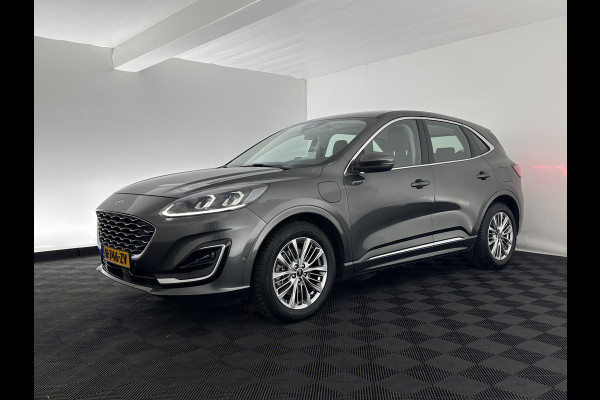 Ford Kuga 2.5 PHEV Vignale (Plug-In) (INCL-BTW) Aut. *HEAD-UP | LEATHER | DIGI-COCKPIT | FULL-LED | KEYLESS | DAB | CARPLAY | NAVI-FULLMAP | MEMORY-PACK | HEATED-COMFORTSEATS | PRIVACYGLASS | TOWBAR | 18''ALU*