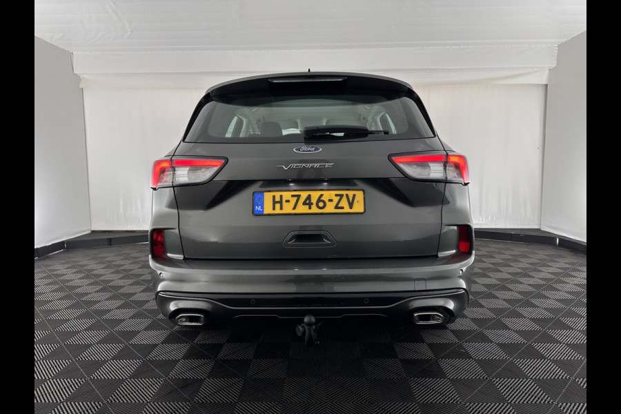 Ford Kuga 2.5 PHEV Vignale (Plug-In) (INCL-BTW) Aut. *HEAD-UP | LEATHER | DIGI-COCKPIT | FULL-LED | KEYLESS | DAB | CARPLAY | NAVI-FULLMAP | MEMORY-PACK | HEATED-COMFORTSEATS | PRIVACYGLASS | TOWBAR | 18''ALU*