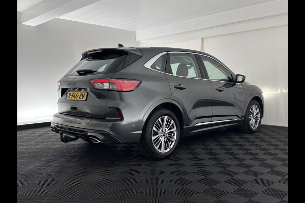 Ford Kuga 2.5 PHEV Vignale (Plug-In) (INCL-BTW) Aut. *HEAD-UP | LEATHER | DIGI-COCKPIT | FULL-LED | KEYLESS | DAB | CARPLAY | NAVI-FULLMAP | MEMORY-PACK | HEATED-COMFORTSEATS | PRIVACYGLASS | TOWBAR | 18''ALU*