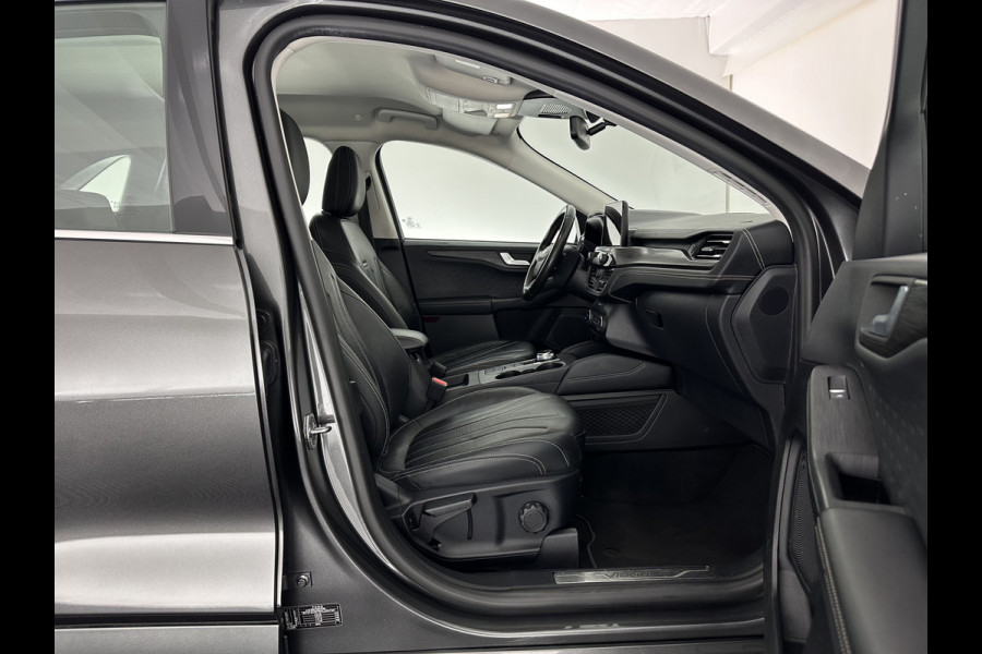 Ford Kuga 2.5 PHEV Vignale (Plug-In) (INCL-BTW) Aut. *HEAD-UP | LEATHER | DIGI-COCKPIT | FULL-LED | KEYLESS | DAB | CARPLAY | NAVI-FULLMAP | MEMORY-PACK | HEATED-COMFORTSEATS | PRIVACYGLASS | TOWBAR | 18''ALU*