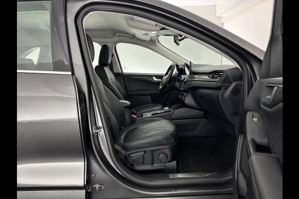 Ford Kuga 2.5 PHEV Vignale (Plug-In) (INCL-BTW) Aut. *HEAD-UP | LEATHER | DIGI-COCKPIT | FULL-LED | KEYLESS | DAB | CARPLAY | NAVI-FULLMAP | MEMORY-PACK | HEATED-COMFORTSEATS | PRIVACYGLASS | TOWBAR | 18''ALU*