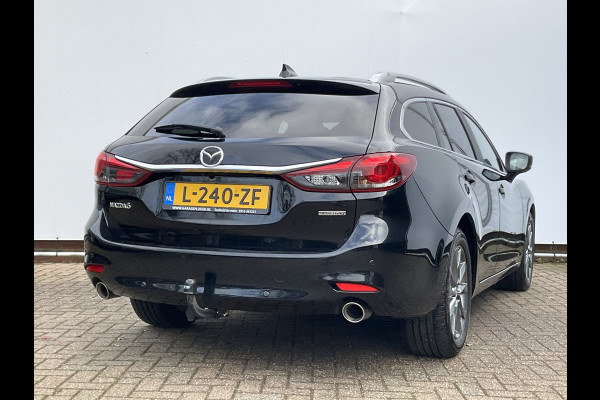 Mazda 6 Sportbreak 2.0 SkyActiv-G 165 Trekhaak Stoel/Stuurverw HUD Adap.Cruise 360Cam Dealer-OH!