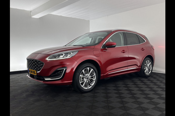 Ford Kuga 2.5 PHEV Vignale (Plug-In) (INCL-BTW) Aut. *LEATHER | DIGI-COCKPIT | FULL-LED | KEYLESS | CAMERA | DAB | CARPLAY | NAVI-FULLMAP | MEMORY-PACK | HEATED-COMFORTSEATS | PRIVACYGLASS | TOWBAR | LANE-ASSIST | 18''ALU*