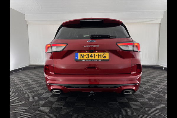 Ford Kuga 2.5 PHEV Vignale (Plug-In) (INCL-BTW) Aut. *LEATHER | DIGI-COCKPIT | FULL-LED | KEYLESS | CAMERA | DAB | CARPLAY | NAVI-FULLMAP | MEMORY-PACK | HEATED-COMFORTSEATS | PRIVACYGLASS | TOWBAR | LANE-ASSIST | 18''ALU*