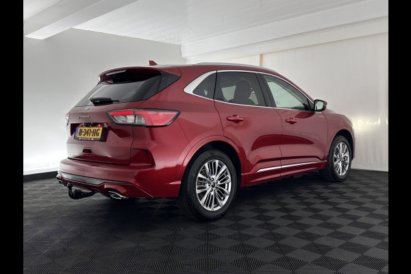 Ford Kuga 2.5 PHEV Vignale (Plug-In) (INCL-BTW) Aut. *LEATHER | DIGI-COCKPIT | FULL-LED | KEYLESS | CAMERA | DAB | CARPLAY | NAVI-FULLMAP | MEMORY-PACK | HEATED-COMFORTSEATS | PRIVACYGLASS | TOWBAR | LANE-ASSIST | 18''ALU*
