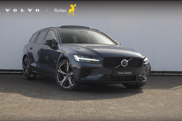 Volvo V60 T6 350PK Automaat AWD Ultra Dark / Long Range / 360 Camera / Harman Kardon audio / Head-up display / Panorama dak / Apple carplay / Android auto /