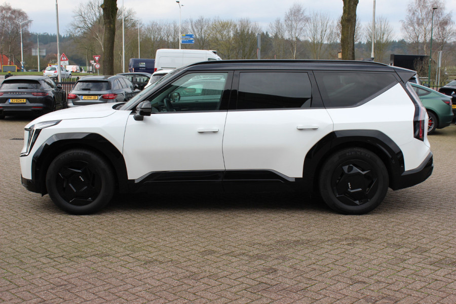 Kia EV9 Launch Edition 99.8 kWh / SoH 98,8% / 360Camera / Head-up / Leder / Keyless / Sfeerverlichting / 19'' / Warmtepomp / Stoelventilatie+Verwarming 4x / Dodehoek / Stoelverwarming / Dodehoek / DAB / ACC