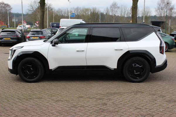Kia EV9 Launch Edition 99.8 kWh / SoH 98,8% / 360Camera / Head-up / Leder / Keyless / Sfeerverlichting / 19'' / Warmtepomp / Stoelventilatie+Verwarming 4x / Dodehoek / Stoelverwarming / Dodehoek / DAB / ACC
