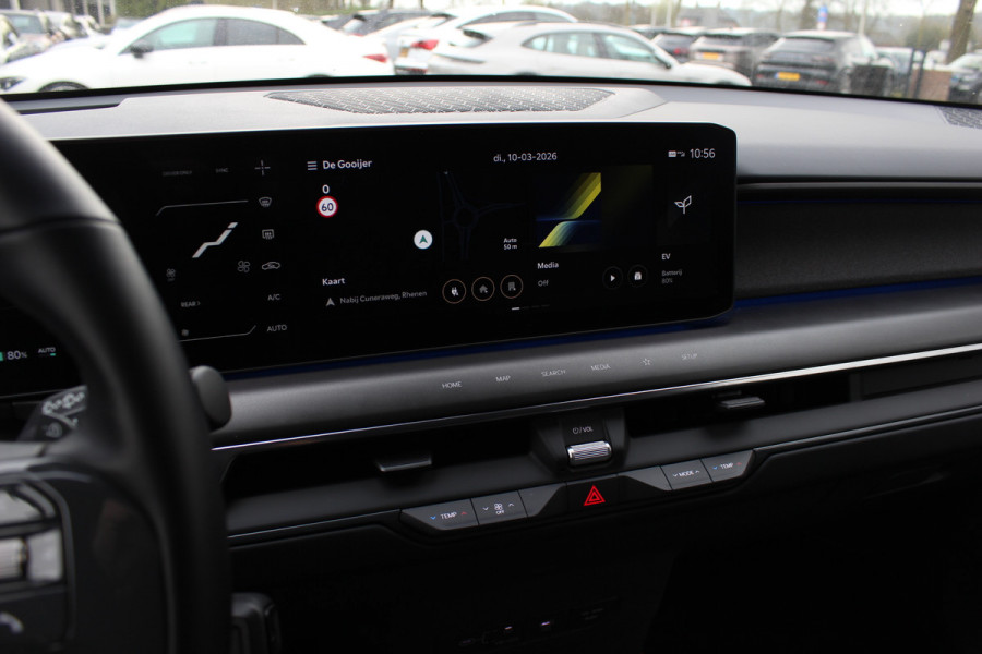 Kia EV9 Launch Edition 99.8 kWh / SoH 98,8% / 360Camera / Head-up / Leder / Keyless / Sfeerverlichting / 19'' / Warmtepomp / Stoelventilatie+Verwarming 4x / Dodehoek / Stoelverwarming / Dodehoek / DAB / ACC