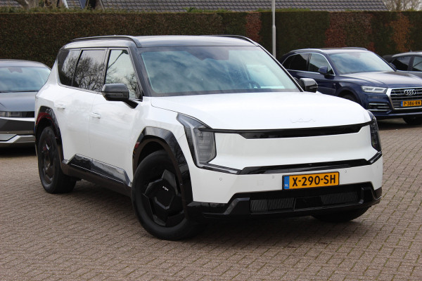 Kia EV9 Launch Edition 99.8 kWh / SoH 98,8% / 360Camera / Head-up / Leder / Keyless / Sfeerverlichting / 19'' / Warmtepomp / Stoelventilatie+Verwarming 4x / Dodehoek / Stoelverwarming / Dodehoek / DAB / ACC