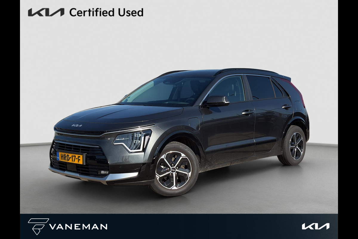 Kia Niro 1.6 GDi PHEV DynamicPlusLine Leder | Stoel- en Stuurverwarming | Adapt. Cruise | Schuif/Kanteldak | Elektr. Achterklep |
