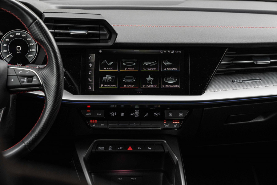Audi A3 Sportback 45 TFSI e S Edition Competition 245 PK Matrix LED Adaptive RS Zetels Keyless B&O 18''