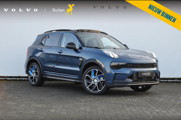 Lynk & Co 01 276PK Automaat Rolhoes / zwarte dakhemel / 360 Camera / Adaptieve cruise control / Elektrische stoelen / BLIS / Stoelverwarming / Elektrische achterklep / Climate control / Parkeersensoren met camera / Regensensor / Keyless entry /