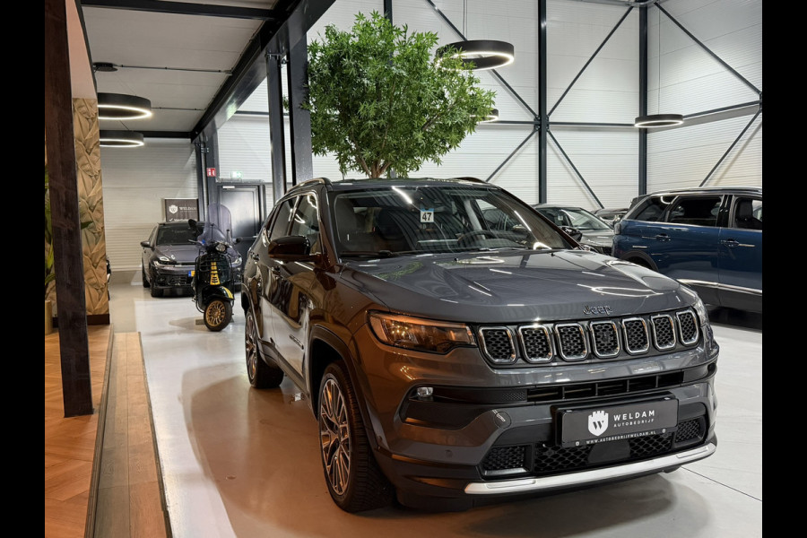 Jeep Compass 4xe 190 Plug-in Hybrid Electric Limited Garantie Carplay 360 Camera Blindspot ACC Navi Clima Led Dab PDC Rijklaar