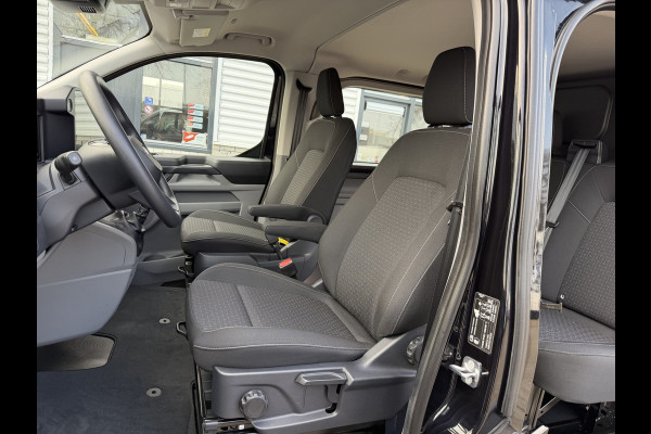 Ford Transit Custom 320 2.0 TDCI L2H1 Trend originele DC 5 persoons / vaste prijs rijklaar € 40.950 ex btw / NIEUW bpm vrij / euro 6 / dubbele schuifdeur / zwart metallic / lichtmetalen velgen !