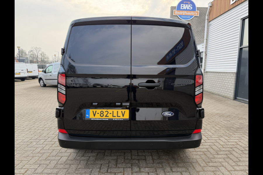 Ford Transit Custom 320 2.0 TDCI L2H1 Trend originele DC 5 persoons / vaste prijs rijklaar € 40.950 ex btw / NIEUW bpm vrij / euro 6 / dubbele schuifdeur / zwart metallic / lichtmetalen velgen !