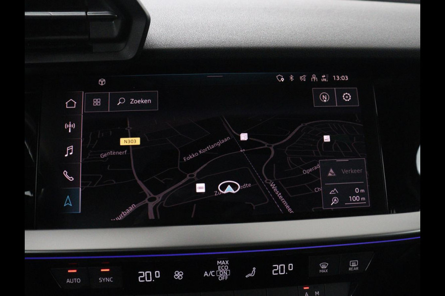 Audi A3 30 TFSI Business edition | Sportstoelen | Trekhaak | Carplay | 17'' | Navigatie | Virtual Cockpit | Full LED | Climate control | Parkeerhulp | Bluetooth | Cruise control